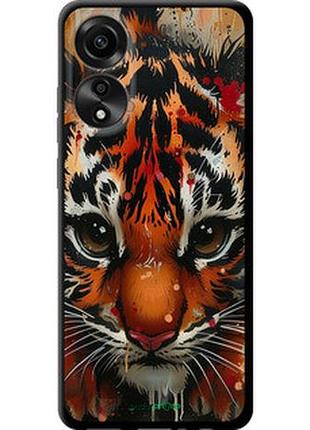 Чехол на oppo a78 4g mini tiger "6052b-3142-2448"