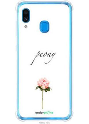 Чехол на samsung galaxy a20 2019 a205f пион "4366sp-1761-2448"