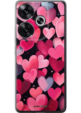 Чехол на xiaomi redmi turbo 3 5g сердечки 4 "5662u-3802-2448"