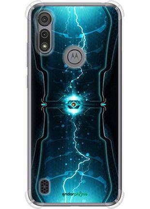 Чехол на motorola e6i молнии в цилиндре "120sp-2355-2448"
