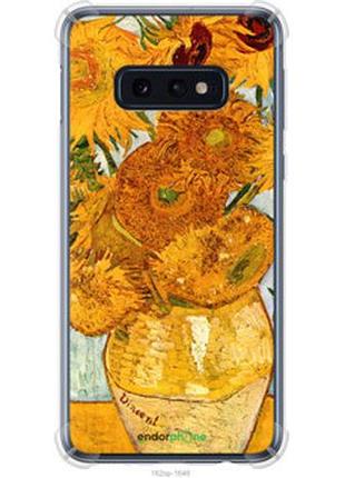 Чехол на samsung galaxy s10e винсент ван гог. подсолнухи "162sp-1646-2448"