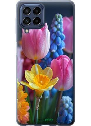 Чехол на samsung galaxy m53 m536b весенние цветы "6058u-2608-2448"