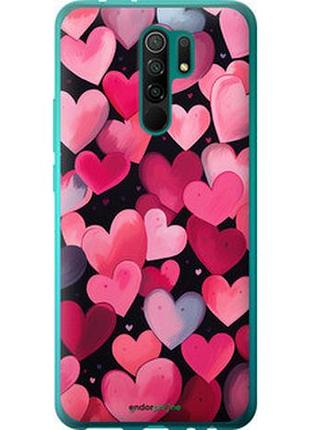Чехол на xiaomi redmi 9 сердечки 4 "5662u-2019-2448"