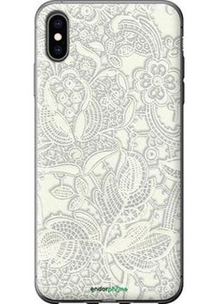 Чохол на iphone xs max біле мереживо "4383t-1557-2448"