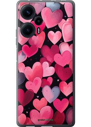 Чехол на xiaomi poco f5 сердечки 4 "5662u-3170-2448"