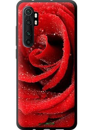 Чехол на xiaomi mi note 10 lite красная роза "529b-1937-2448"