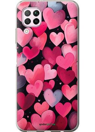 Чехол на huawei p40 lite сердечки 4 "5662u-1887-2448"