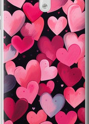 Чехол на nokia 3 сердечки 4 "5662u-818-2448"