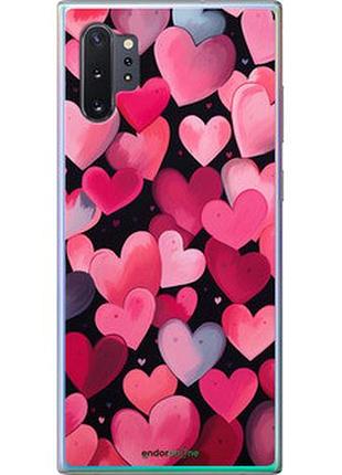 Чехол на samsung galaxy note 10 plus сердечки 4 "5662u-1756-2448"