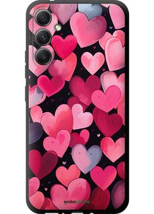 Чехол на samsung galaxy a34 a346e сердечки 4 "5662b-2936-2448"