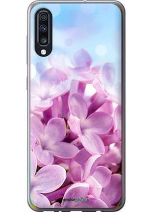 Чехол на samsung galaxy a70 2019 a705f сирень "527t-1675-2448"