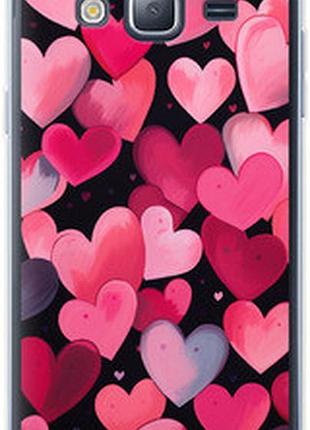 Чехол на samsung galaxy j3 duos (2016) j320h сердечки 4 "5662sp-265-2448"