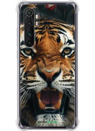 Чехол на xiaomi mi note 10 lite тигровое величие "6080sp-1937-2448"