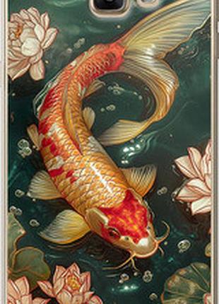 Чехол на samsung galaxy a9 pro мелодия лотоса "6106u-724-2448"
