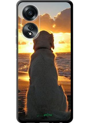 Чохол на oppo a58 4g захід і собака "3966b-3184-2448"