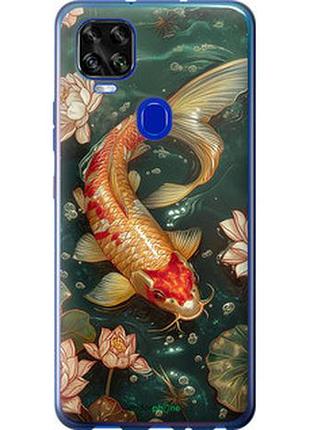 Чехол на zte blade v2020 мелодия лотоса "6106u-2529-2448"
