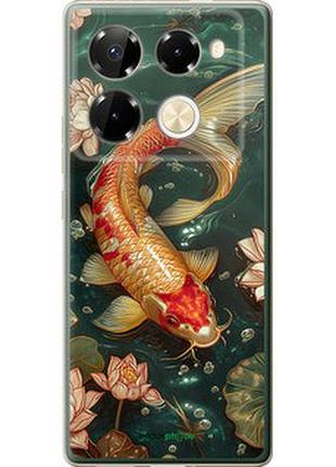Чехол на infinix note 40 pro 5g мелодия лотоса "6106u-3690-2448"