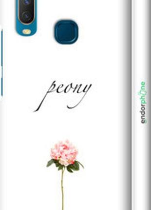 Чехол на vivo y15 пион "4366m-1791-2448"