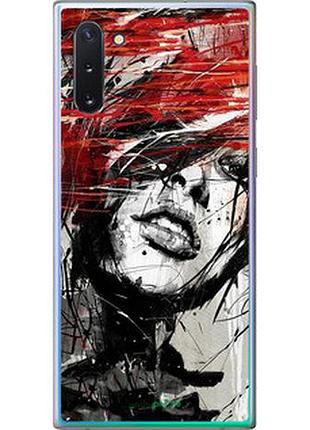 Чехол на samsung galaxy note 10 лицо девушки "1162u-1718-2448"
