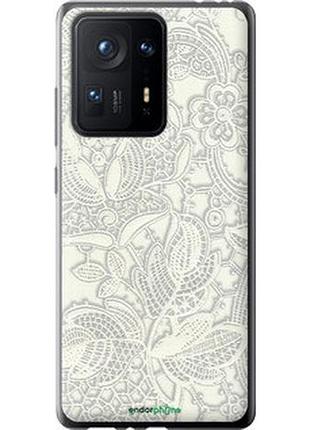 Чехол на xiaomi mix 4 белое кружево "4383u-2475-2448"