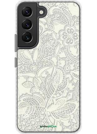 Чехол на samsung galaxy s22 белое кружево "4383pc-2494-2448"