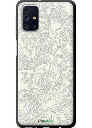 Чехол на samsung galaxy m31s m317f белое кружево "4383b-2055-2448"