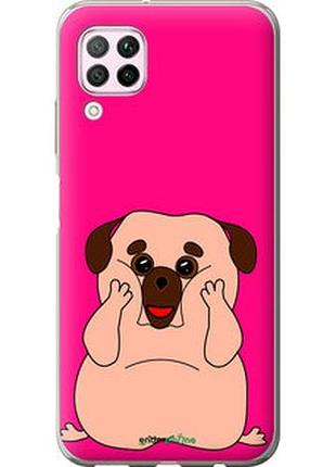 Чохол на huawei nova 6se веселий мопс "4908t-1823-2448"