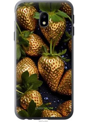 Чохол на samsung galaxy j3 (2017) золота полуниця "5637u-650-2448"