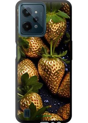 Чехол на realme c31 золотая клубника "5637b-2593-2448"