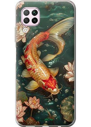 Чехол на huawei nova 6se мелодия лотоса "6106t-1823-2448"
