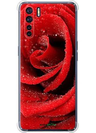 Чехол на oppo a91 красная роза "529sp-1884-2448"