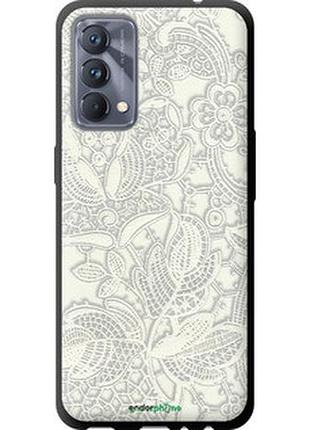 Чехол на realme gt master белое кружево "4383b-2852-2448"