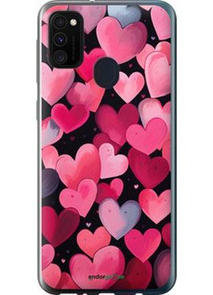 Чехол на samsung galaxy m21 m215f сердечки 4 "5662u-2016-2448"