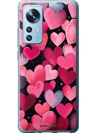 Чехол на xiaomi 12x сердечки 4 "5662u-2941-2448"
