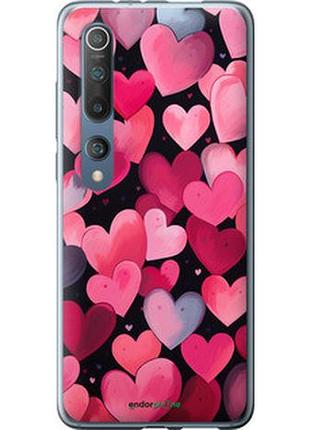 Чехол на xiaomi mi 10 pro сердечки 4 "5662u-1870-2448"