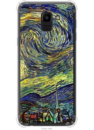 Чохол на samsung galaxy j6 2018 вінсент ван гог. зоряна ніч "163sp-1486-2448"