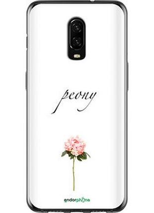 Чехол на oneplus 6t пион "4366u-1587-2448"