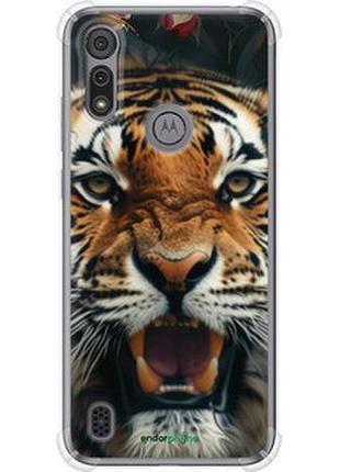 Чехол на motorola e6s тигровое величие "6080sp-2001-2448"