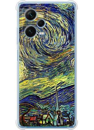 Чехол на xiaomi redmi note 12 pro+ 5g винсент ван гог. звёздная ночь "163sp-3612-2448"