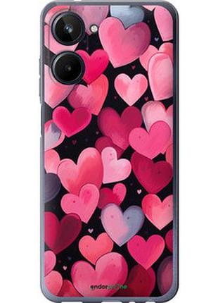 Чехол на realme 10 сердечки 4 "5662u-2946-2448"