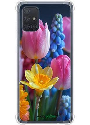 Чохол на samsung galaxy a71 2020 a715f весняні квіти "6058sp-1826-2448"