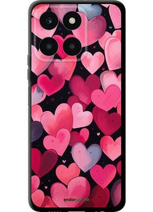 Чехол на huawei honor x6a сердечки 4 "5662b-3340-2448"