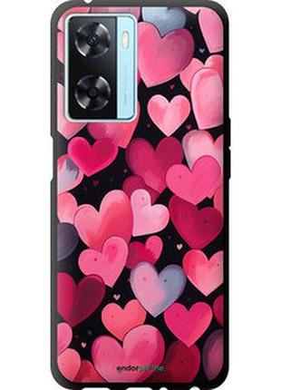 Чехол на oppo a57s сердечки 4 "5662b-2931-2448"