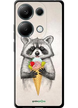Чехол на xiaomi redmi note 13 pro 4g енотик с мороженым "4602b-3653-2448"