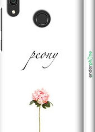 Чехол на huawei y7 2019 пион "4366m-1638-2448"