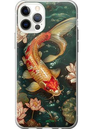 Чехол на iphone 12 pro мелодия лотоса "6106u-2052-2448"