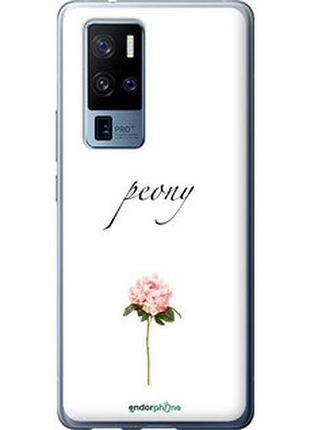 Чехол на vivo x50 pro plus пион "4366u-2056-2448"