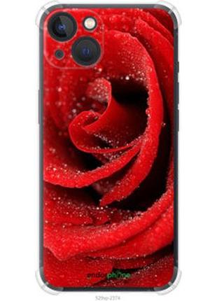 Чехол на iphone 13 красная роза "529sp-2374-2448"