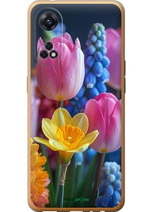 Чехол на oppo reno8 t весенние цветы "6058u-2969-2448"