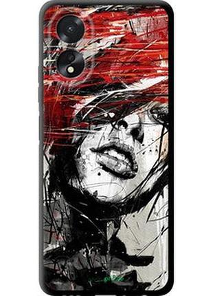 Чохол на oppo a38 4g обличчя дівчини "1162b-3337-2448"